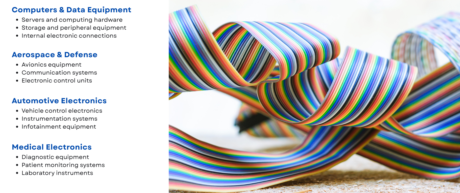 Applications of Ribbon Cable Assemblies 